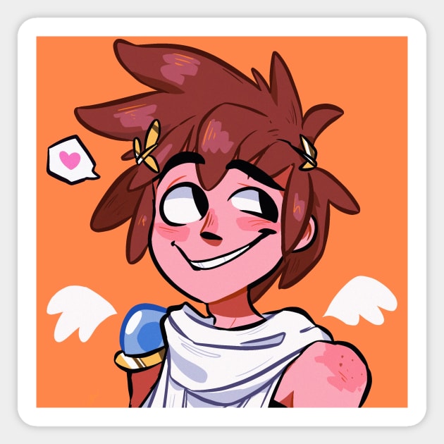 Pit kid icarus Sticker by toothy.crow